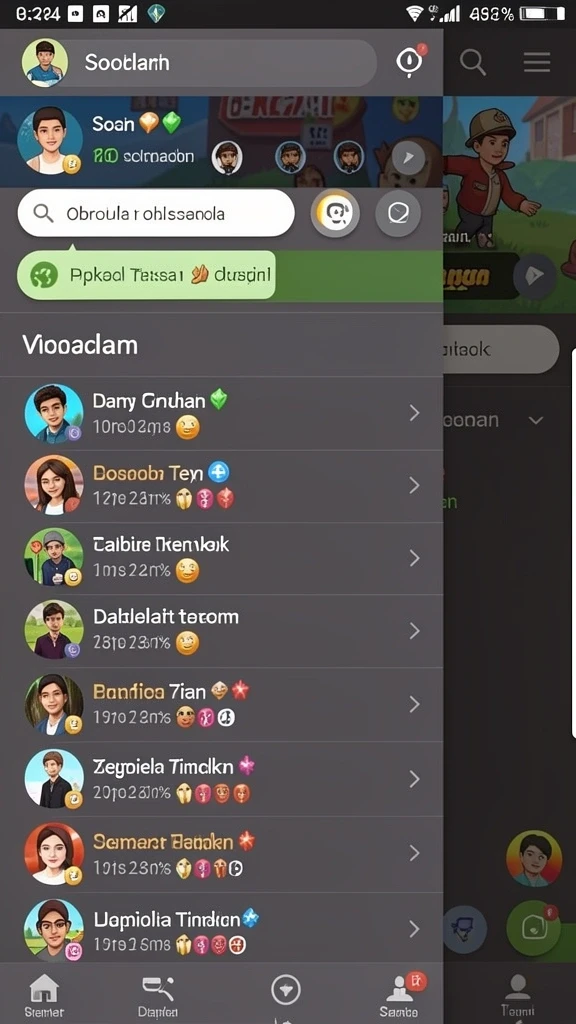 Menampilkan karakter baru yang ditambahkan dalam pembaruan terbaru.
