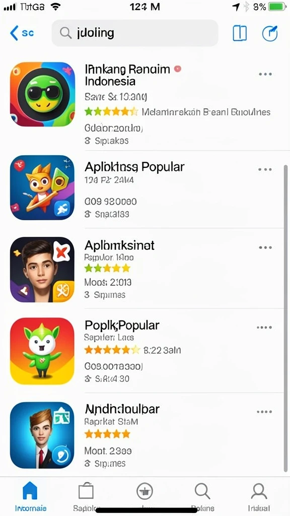 Tampilan grafis yang memukau dalam permainan slot.