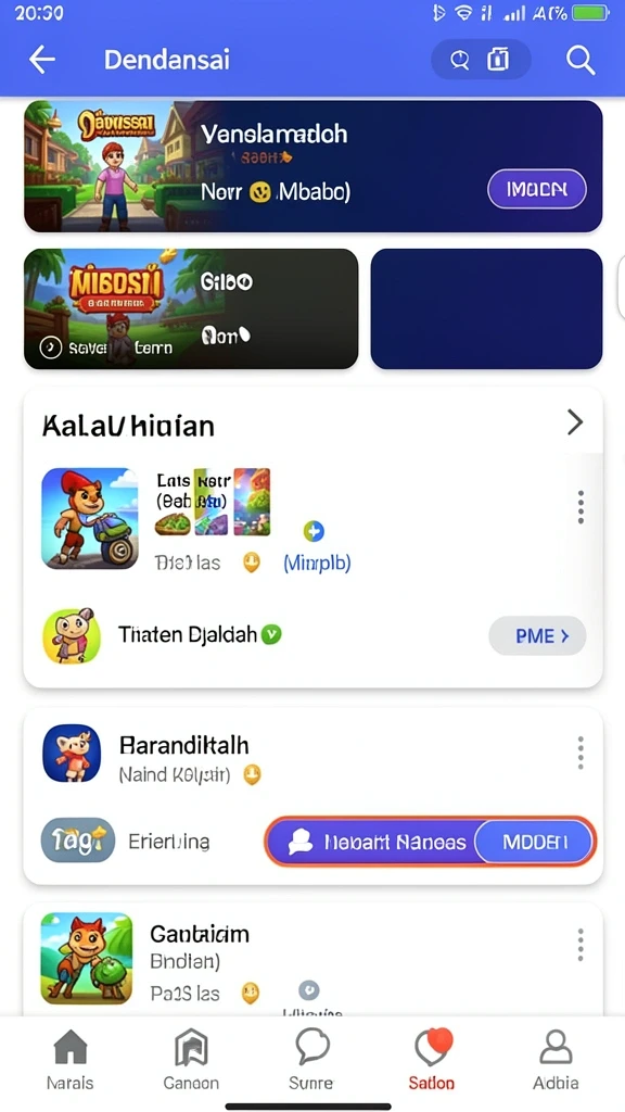 Beragam pilihan permainan slot yang seru.