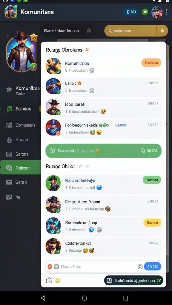 Berbagai opsi taruhan yang tersedia untuk semua pengguna.