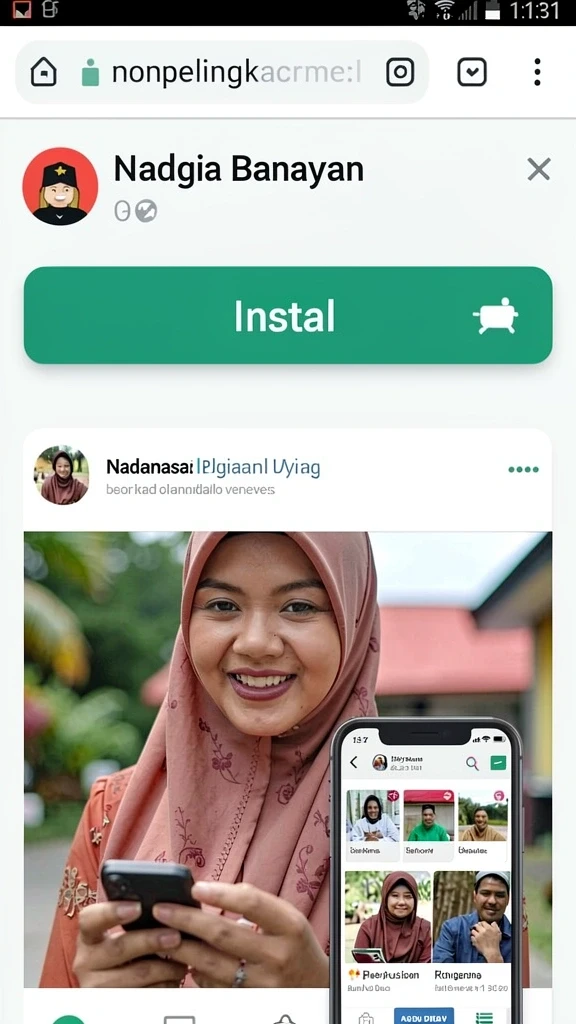 Tampilan antarmuka yang mudah digunakan dan menarik.