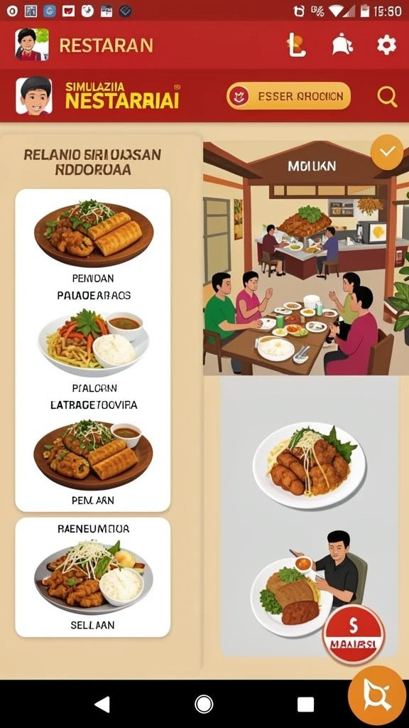 Beragam permainan judi yang tersedia dalam satu aplikasi.