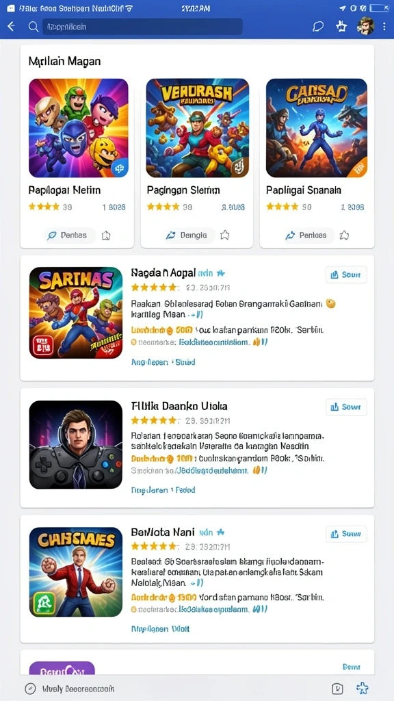 Mode permainan yang berbeda untuk variasi lebih.