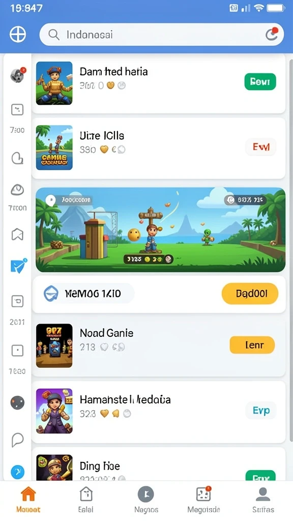 Level menantang untuk diuji skill pemain.