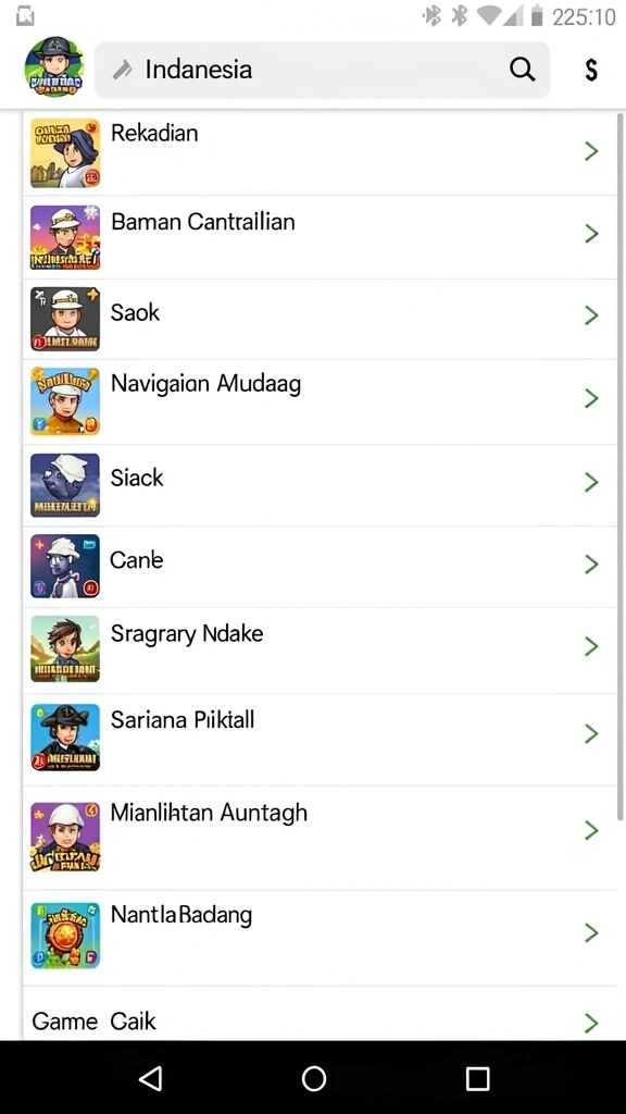 Beragam pilihan permainan menarik untuk dinikmati.