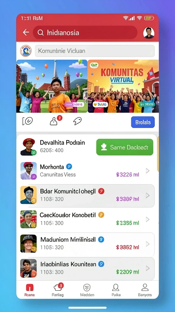 Antarmuka pengguna yang intuitif dan ramah pengguna.