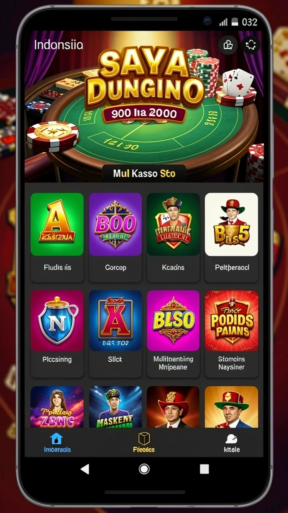 Fitur live gaming yang interaktif dan mendebarkan.