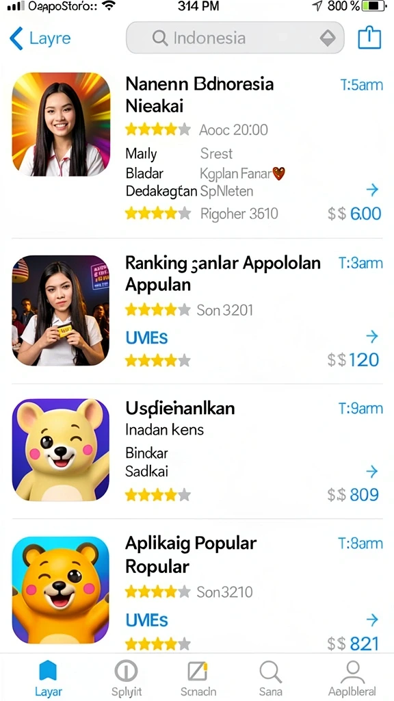 Tampilan antarmuka yang modern dan intuitif.