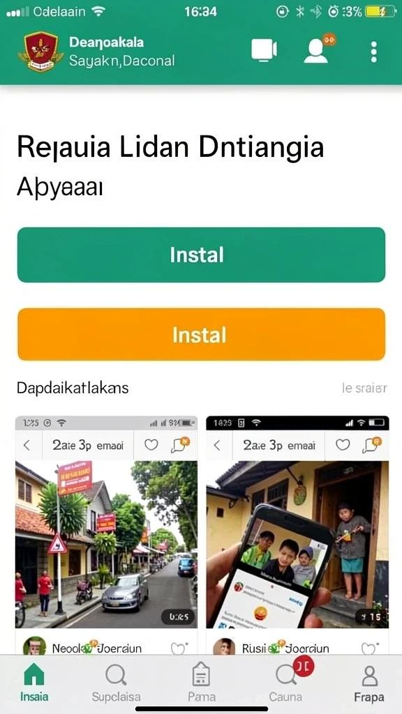 Tangkapan layar menggambarkan grafis yang indah dan penuh warna.
