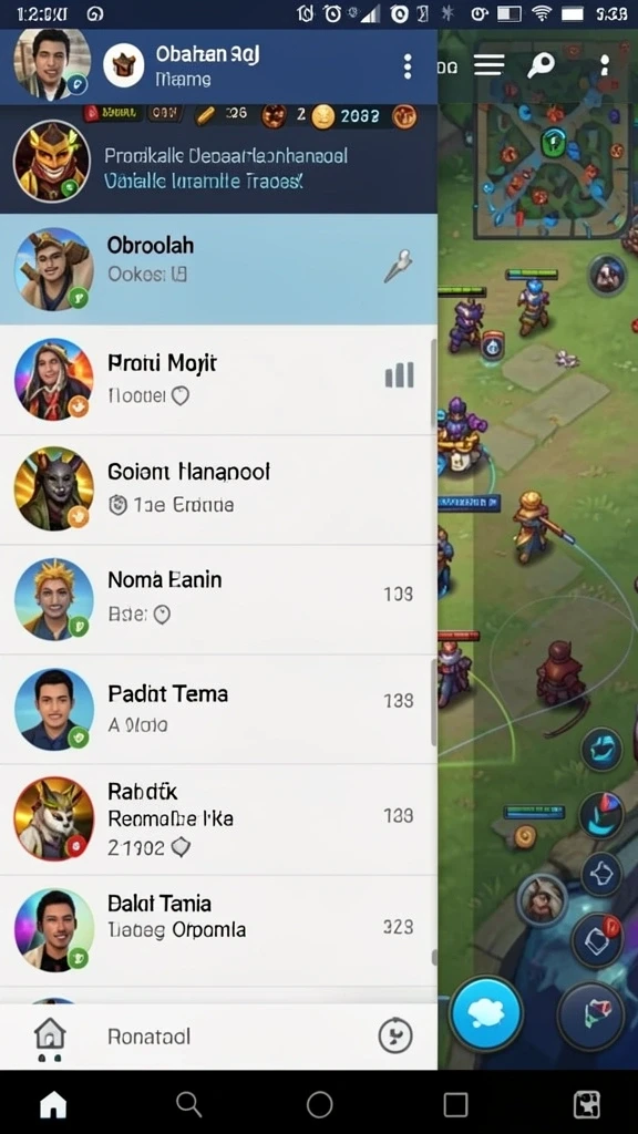 Skema warna yang cerah dan ceria dalam game.