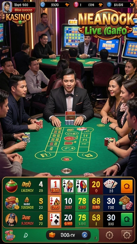 Screenshot kedua menampilkan berbagai pilihan permainan kasino yang tersedia.