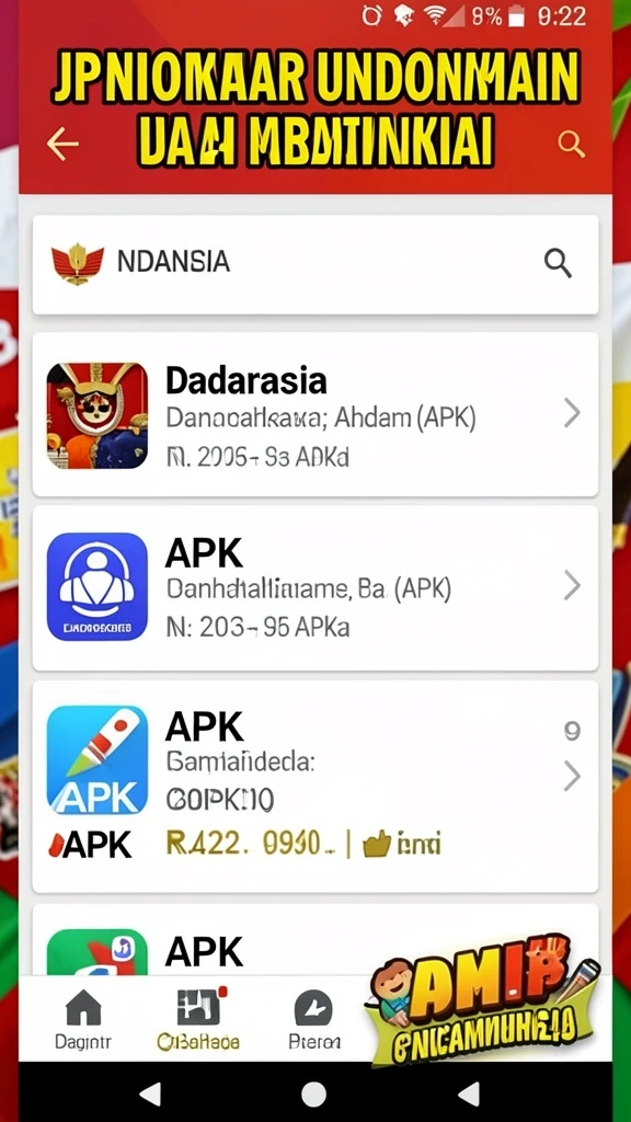 Beragam pilihan game untuk semua jenis pemain.