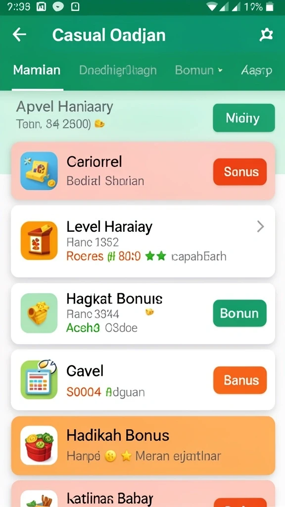 Variasi permainan lengkap untuk semua jenis pemain.