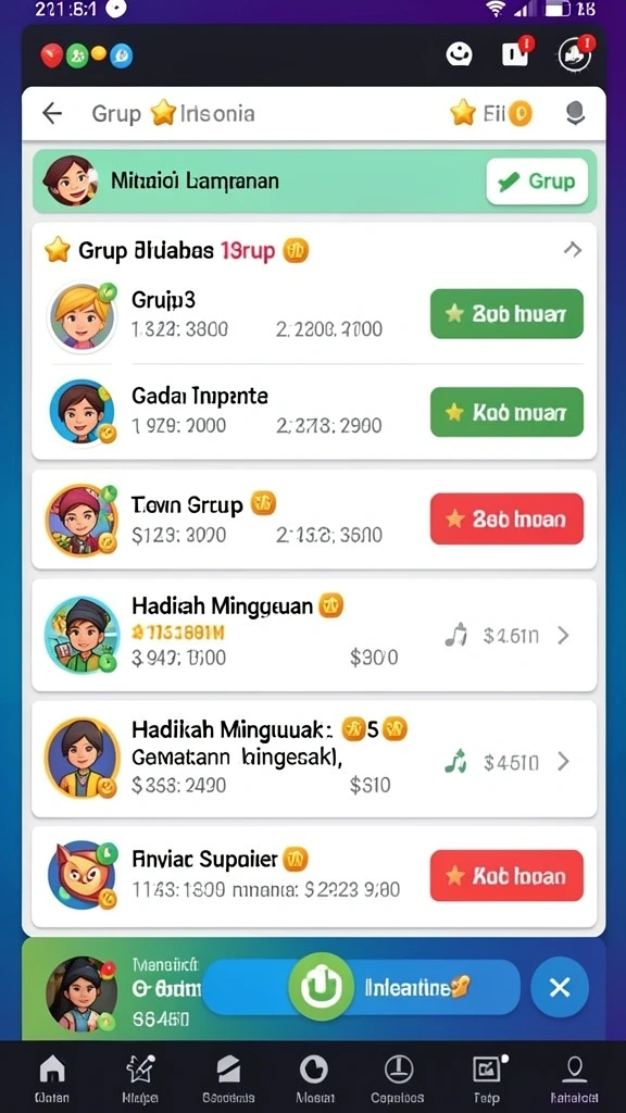 Tampilan antarmuka yang menarik dan user-friendly.