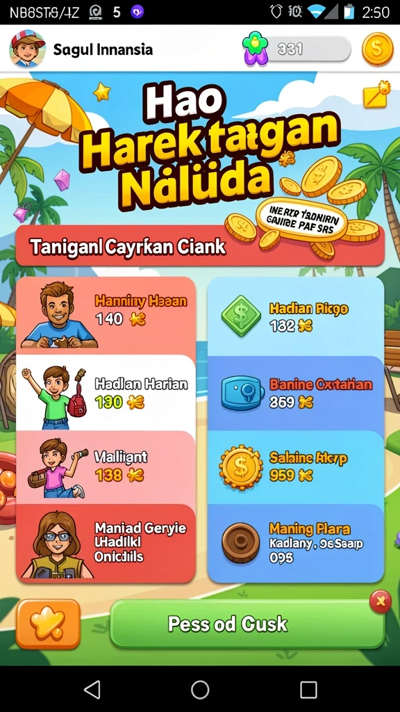 Tampilan antarmuka yang menarik dan mudah dipahami.