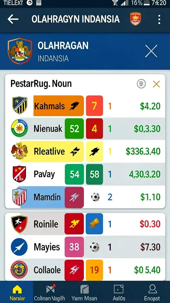 Berbagai pilihan permainan slot yang menarik.