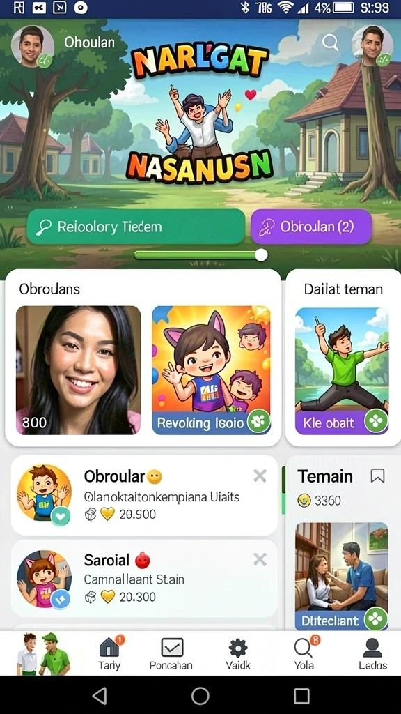 Sistem reward yang menggiurkan bagi pemain.