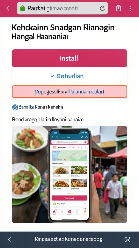 Tampilan awal yang menarik dan intuitif.