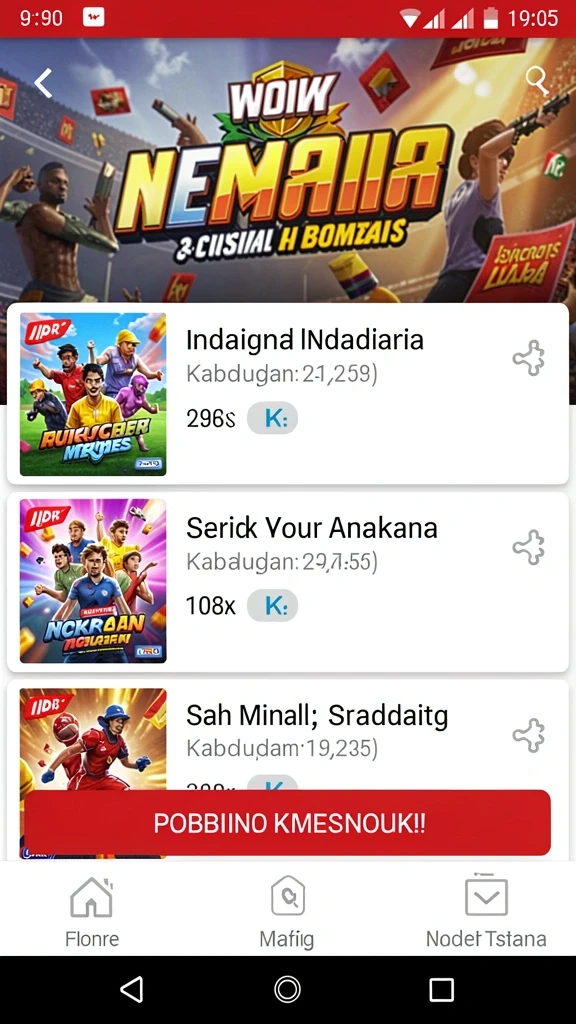 Pilihan karakter yang beragam untuk dipilih.