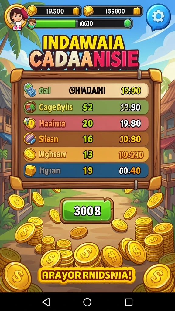 Karakter unik yang bisa dipilih untuk bermain.