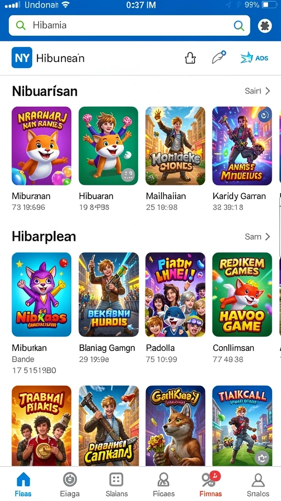 Tampilan antarmuka yang menarik dan intuitif.