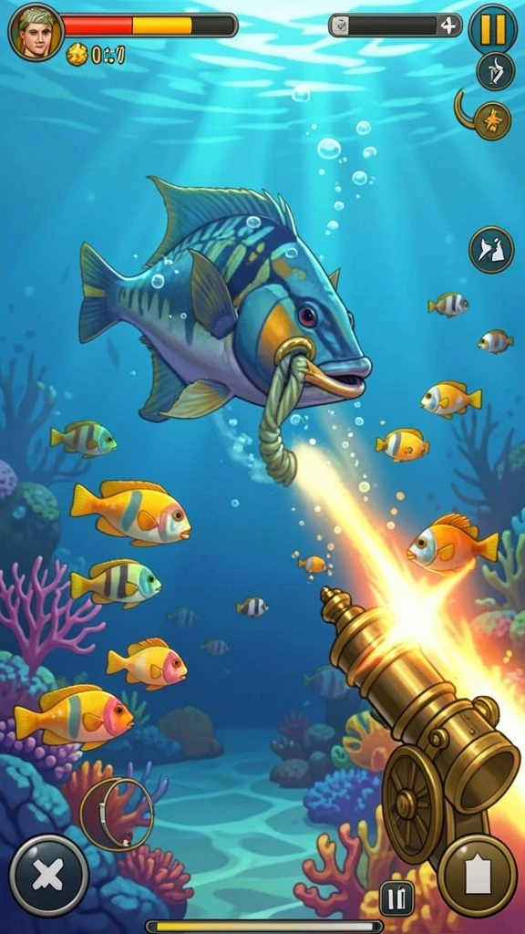 Tampilan awal game yang menarik dan mudah dipahami.