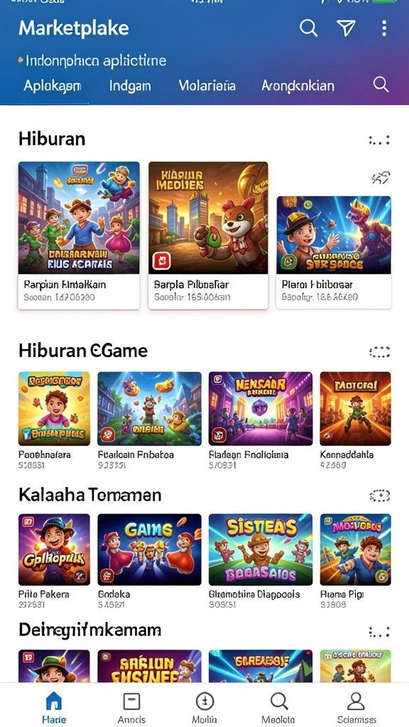 Tangkapan layar menunjukkan fitur turnamen baru.