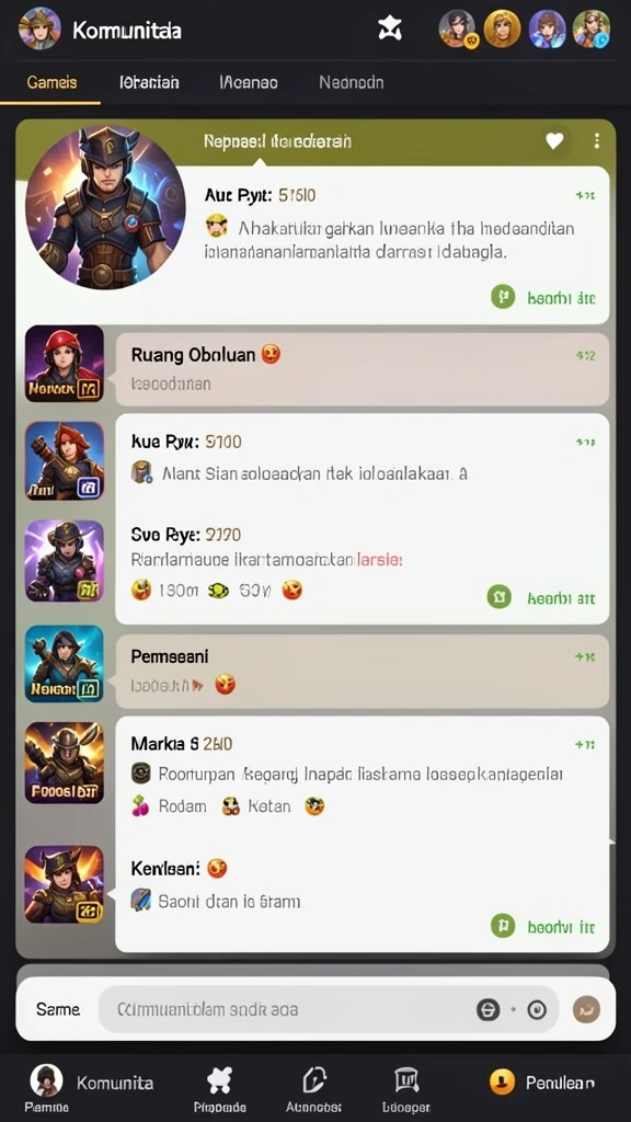 Fitur multiplayer yang memungkinkan bermain bersama teman.