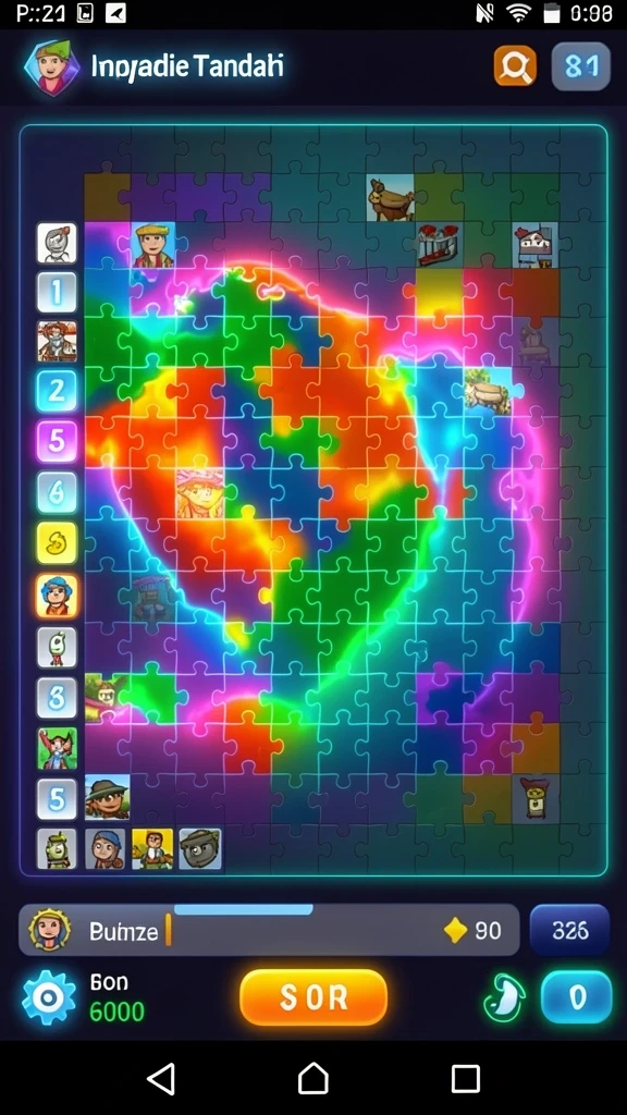 Tampilan grafis yang menakjubkan dalam game.