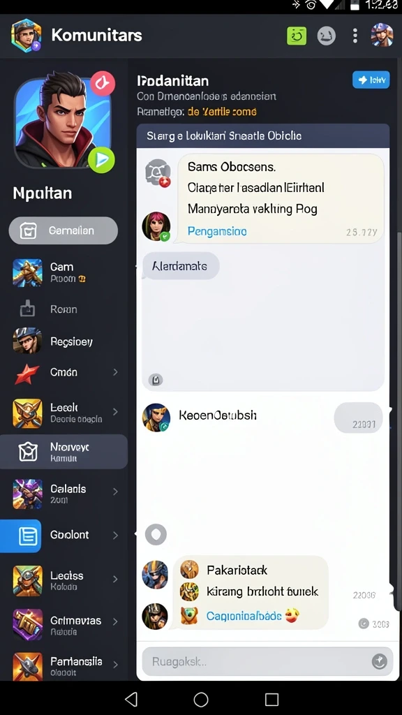 Fitur turnamen dengan hadiah menarik.