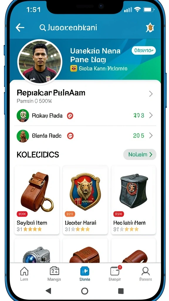Tampilan antarmuka yang ramah pengguna dan menarik.