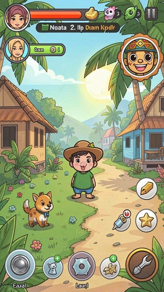 Tampilan antarmuka SONTOGEL yang menarik dan intuitif.