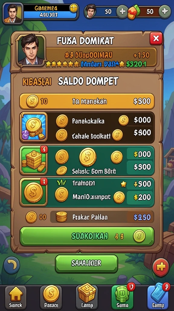 Tampilan antarmuka yang menarik dan intuitif.