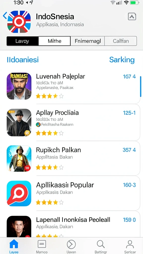 Leaderboard yang membuat persaingan semakin menarik.