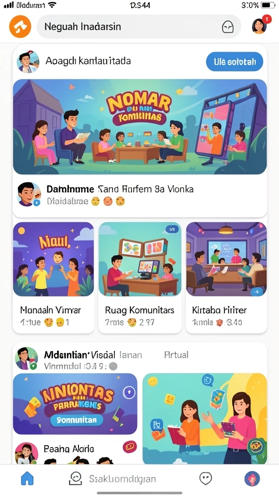 Tampilan antarmuka yang ramah pengguna.
