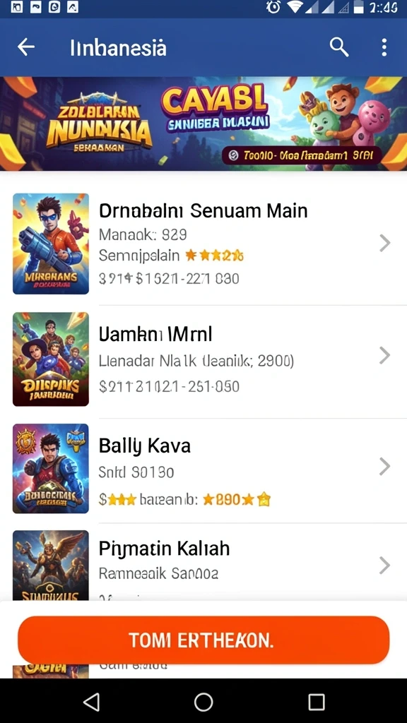 Pengalaman bermain yang seru dan interaktif.
