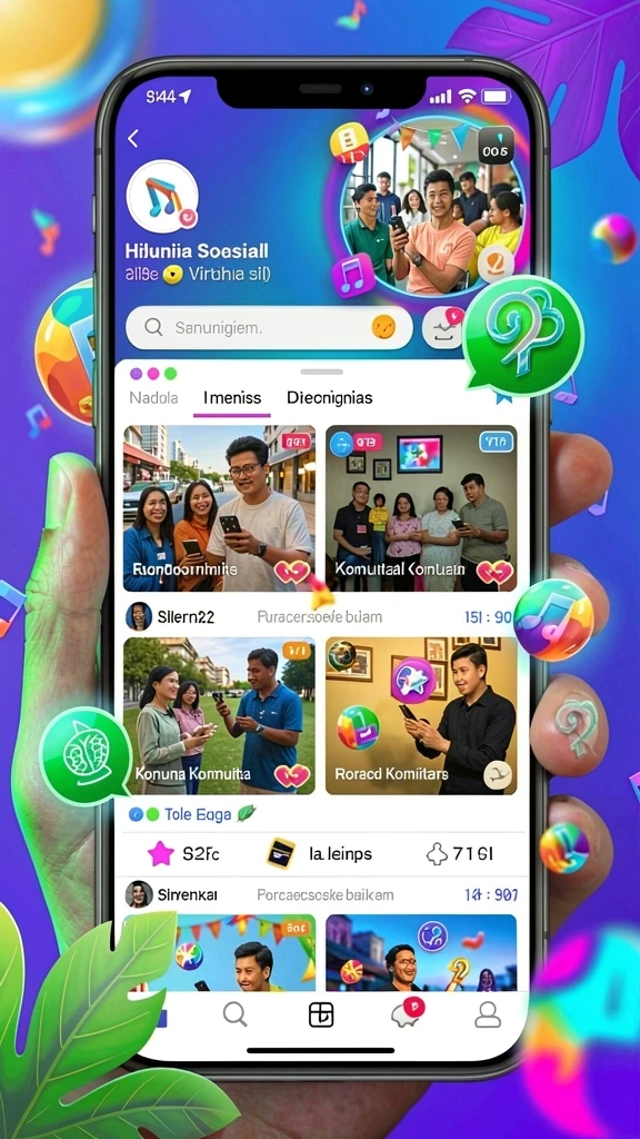 Tampilan awal yang menarik dan intuitif.